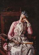 Thomas Eakins Miss Amelia C. Van Buren oil on canvas